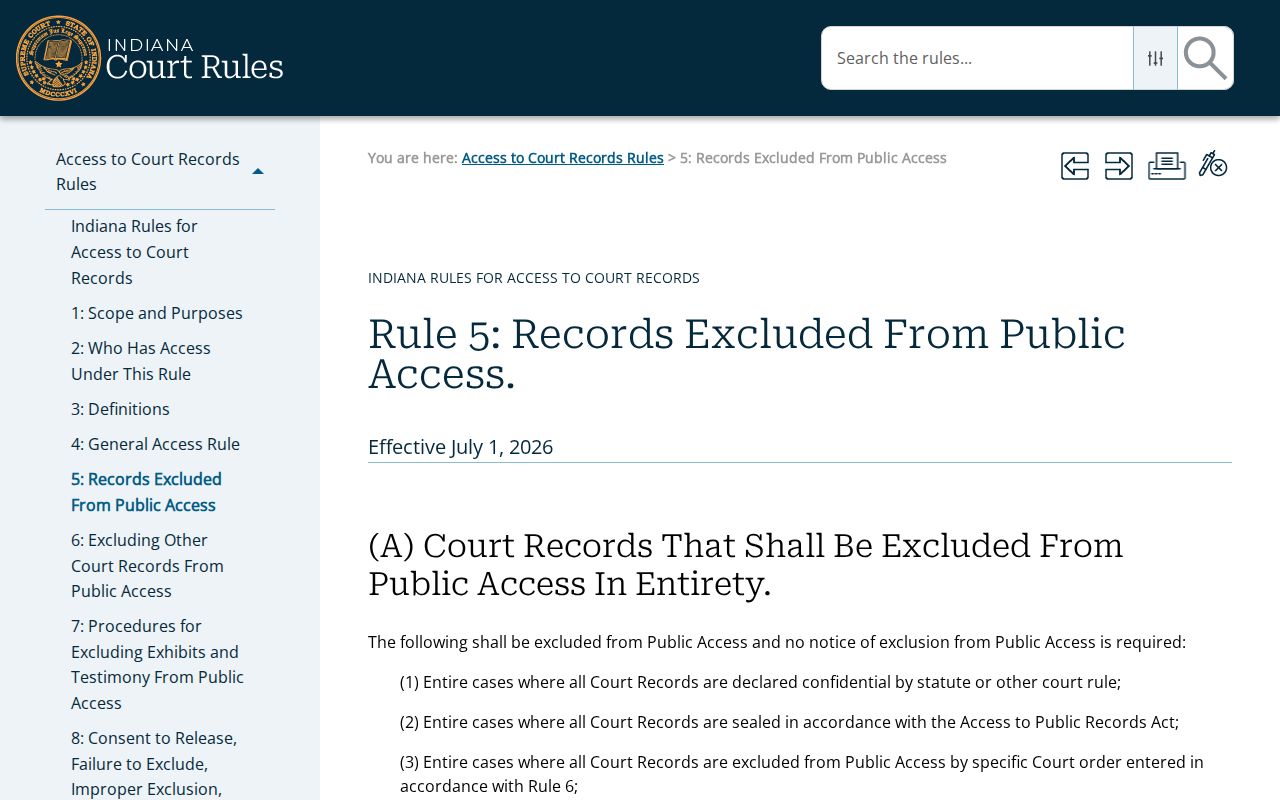 Wabash County active warrants court access exclusions